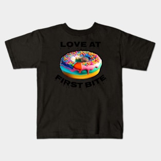 Love At First Bite Kids T-Shirt